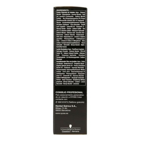 Permanente Kleur  Syoss Olio Intense Geen ammoniak Nº 8,60 Honingblon