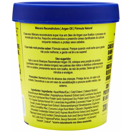 Masque réparateur pour cheveux Lola Cosmetics Argan Oil 230 g 2