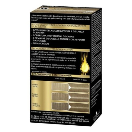 Dauerfärbung  Syoss Olio Intense Ohne Ammoniak Nº 7,58 Blond Sand 2