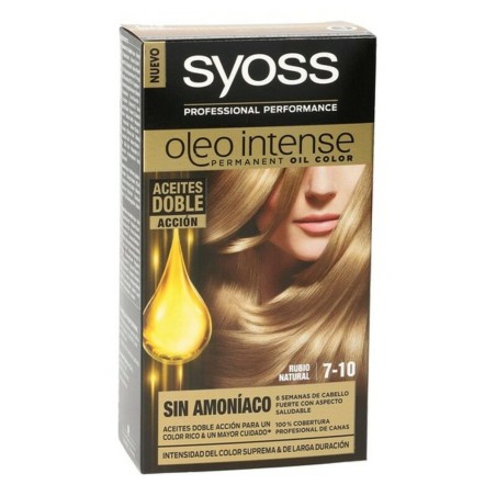 Permanente Kleur  Syoss Olio Intense Geen ammoniak Nº 7,10 Blond Natu