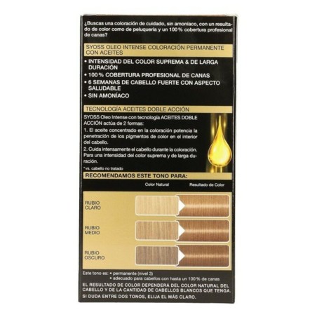 Permanente Kleur  Syoss Olio Intense Geen ammoniak Nº 7,10 Blond Natu