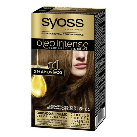 Permanente Kleur  Syoss Olio Intense Geen ammoniak Nº 5,86 Bruin Kara