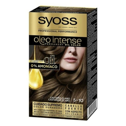 Teinture permanente  Syoss Olio Intense Sans ammoniaque Nº 5,10 Marro