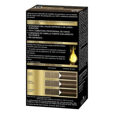 Teinture permanente  Syoss Olio Intense Sans ammoniaque Nº 5,10 Marro 2