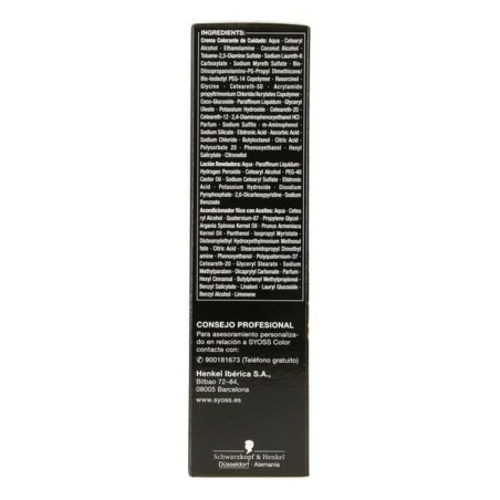 Tintura Permanente  Syoss Olio Intense Senza ammoniaca Nº 1,10 Nero I