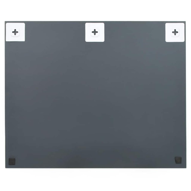 Miroir mural sans cadre avec lampes LED Rectangulaire Verre