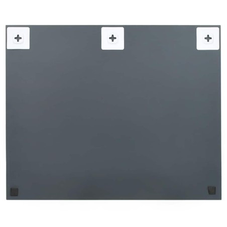 Miroir mural sans cadre avec lampes LED Rectangulaire Verre