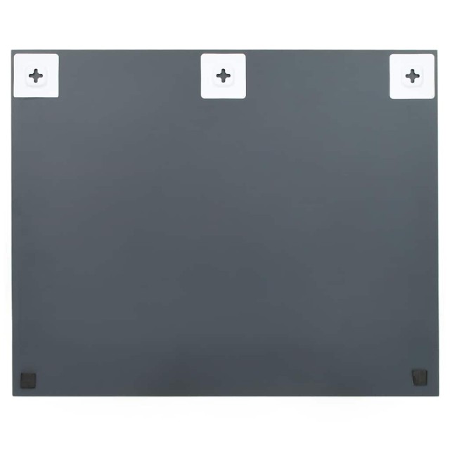 Miroir mural sans cadre avec lampes LED Rectangulaire Verre