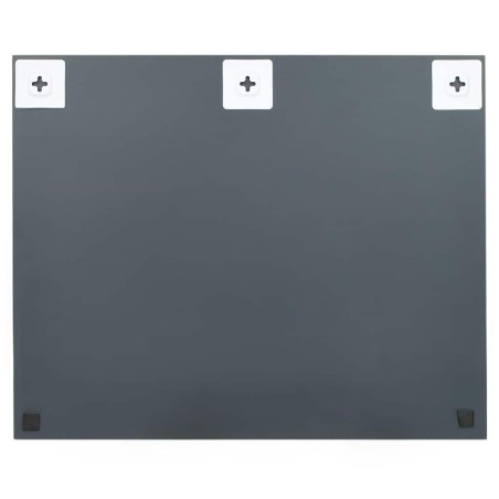 Miroir mural sans cadre avec lampes LED Rectangulaire Verre