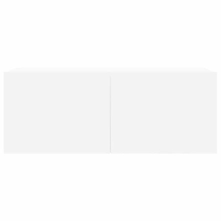 Ensemble de meubles TV 8 pcs Blanc Bois d'ingénierie