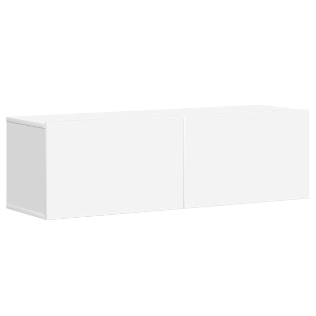 Ensemble de meubles TV 3 pcs Blanc Bois d'ingénierie