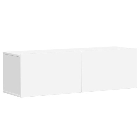Ensemble de meubles TV 3 pcs Blanc Bois d'ingénierie