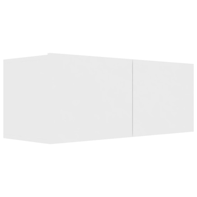 Ensemble de meubles TV 3 pcs Blanc Bois d'ingénierie