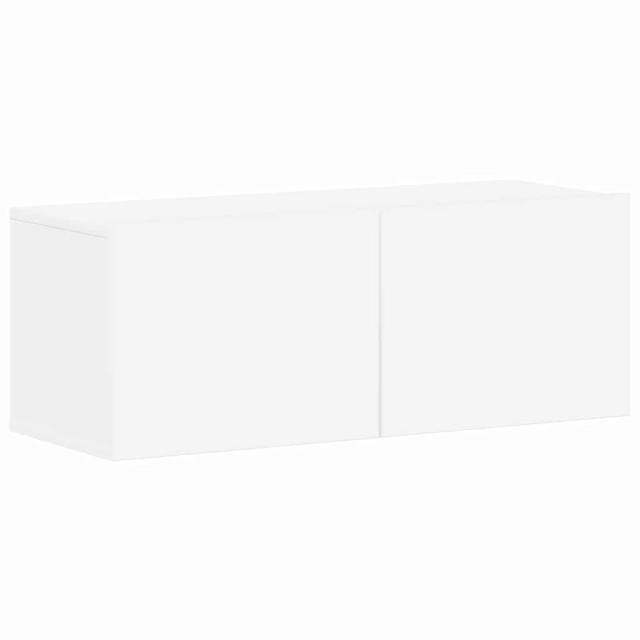 Ensemble de meubles TV 4 pcs Blanc Bois d'ingénierie