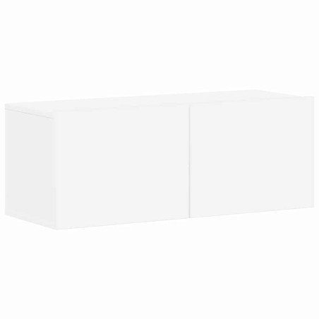Ensemble de meubles TV 4 pcs Blanc Bois d'ingénierie