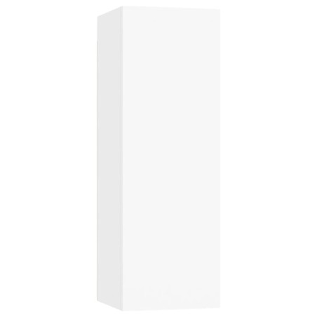 Ensemble de meubles TV 4 pcs Blanc Bois d'ingénierie