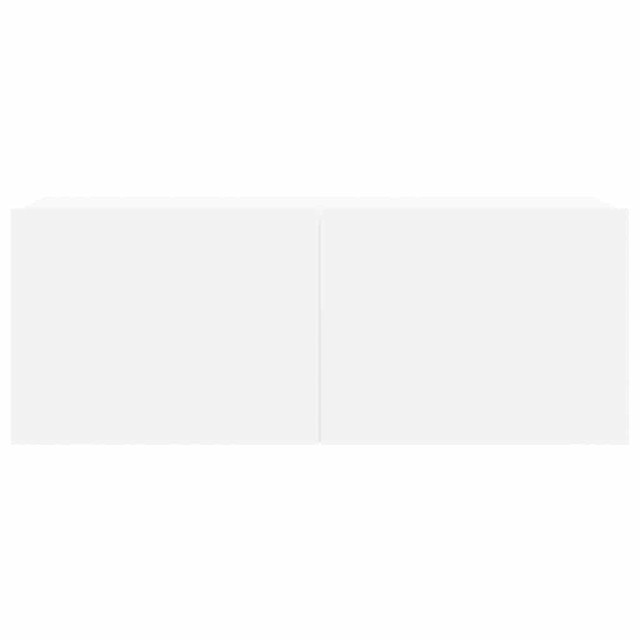 Ensemble de meubles TV 8 pcs Blanc Bois d'ingénierie