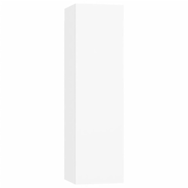 Ensemble de meubles TV 7 pcs Blanc Bois d'ingénierie