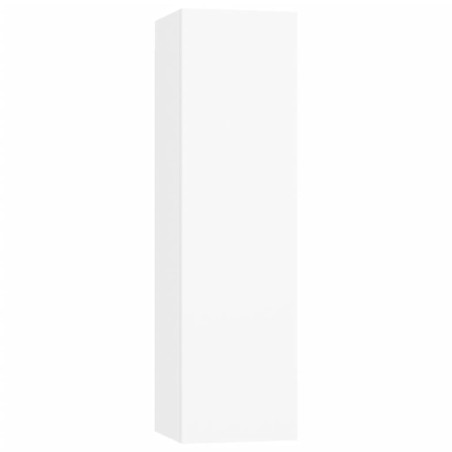 Ensemble de meubles TV 7 pcs Blanc Bois d'ingénierie