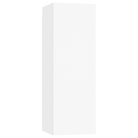 Ensemble de meubles TV 4 pcs Blanc Bois d'ingénierie