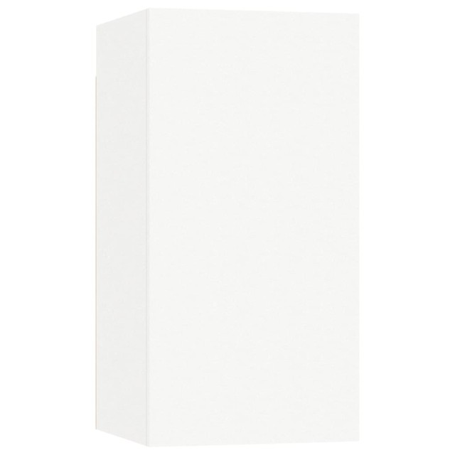 Ensemble de meubles TV 4 pcs Blanc Bois d'ingénierie
