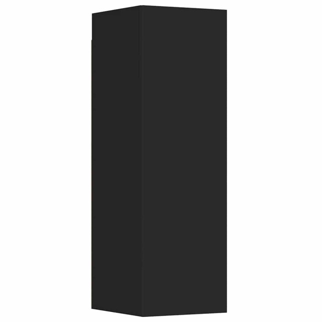 Ensemble de meubles TV 3 pcs Noir Bois d'ingénierie