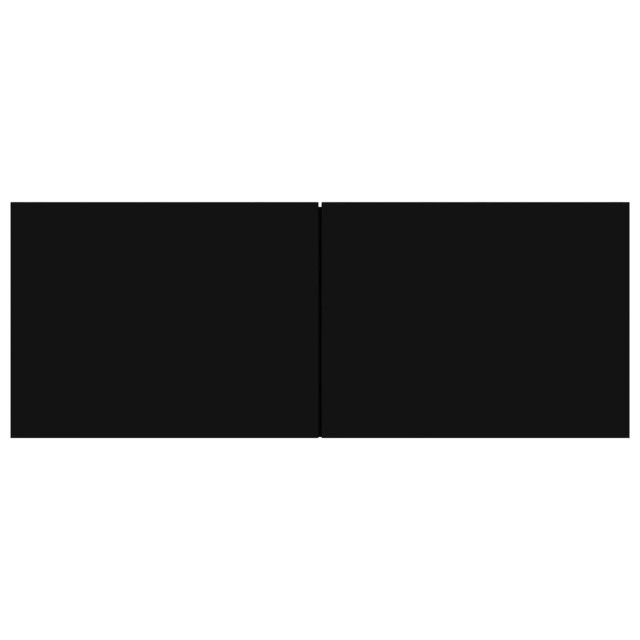 Meubles TV 3 pcs Noir Bois d'ingénierie