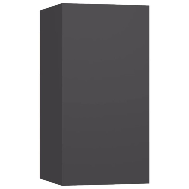 Meubles TV 4 pcs Gris 30,5x30x60 cm Bois d'ingénierie