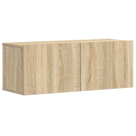 Ensemble de meubles TV 3 pcs Chêne sonoma Bois d'ingénierie