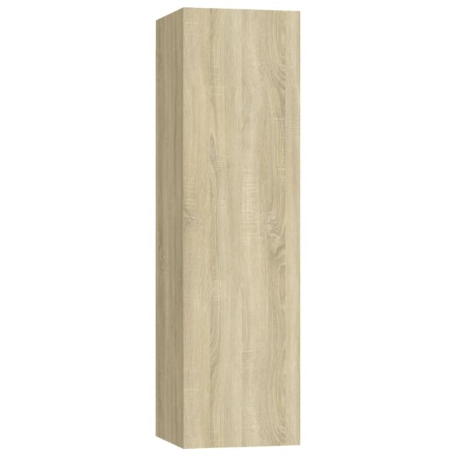 Ensemble de meuble TV 7 pcs Chêne sonoma Bois d'ingénierie