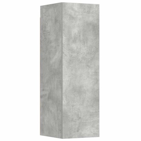 Ensemble de meubles TV 3 pcs Gris béton Bois d'ingénierie