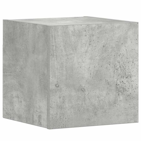 Ensemble de meubles TV 3 pcs Gris béton Bois d'ingénierie