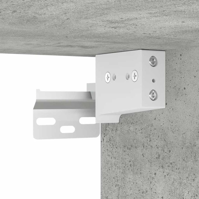 Ensemble de meubles TV 3 pcs Gris béton Bois d'ingénierie