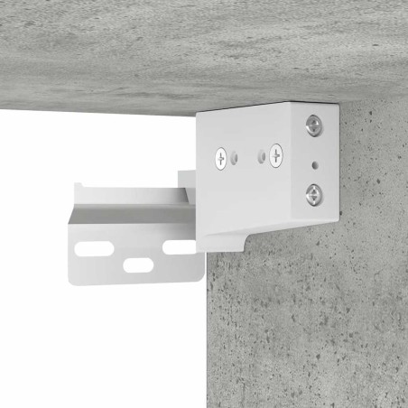 Ensemble de meubles TV 3 pcs Gris béton Bois d'ingénierie