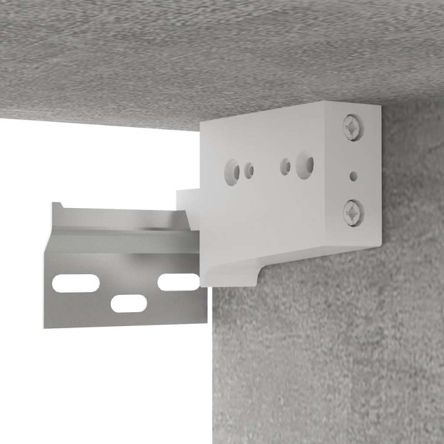 Ensemble de meubles TV 7 pcs Gris béton Bois d'ingénierie