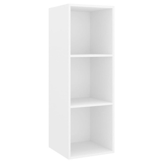 Ensemble de meuble TV 2 pcs Blanc Bois d'ingénierie