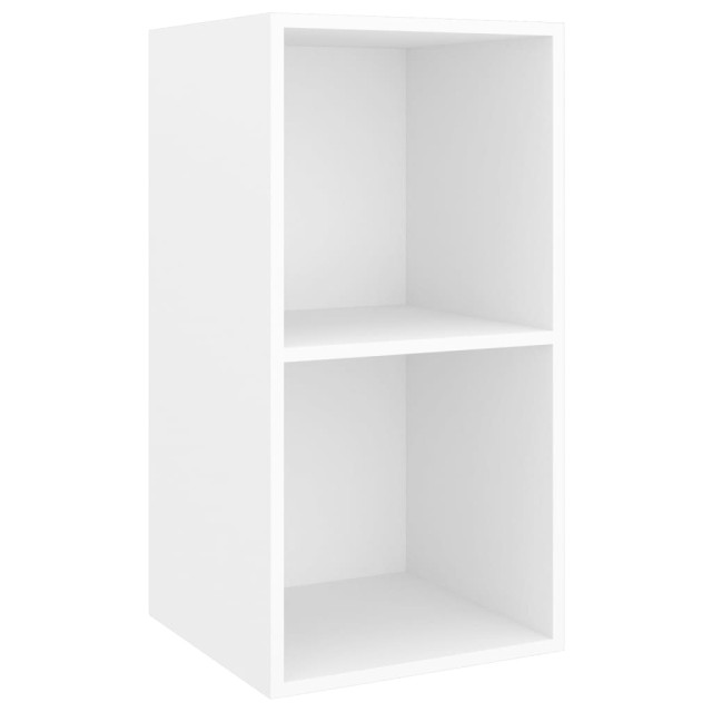 Ensemble de meubles TV 4 pcs Blanc Bois d'ingénierie
