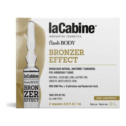 Autobronceador Corporal Flash Body laCabine Ampollas Corporales Autobr