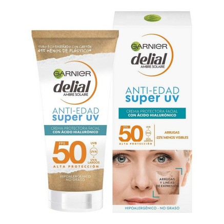 Zonnebrand crème Super UV Garnier Anti-Aging Spf 50 (50 ml)