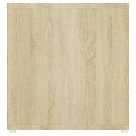 Meubles TV 2 pcs Chêne sonoma 107x35x37 cm Bois d'ingénierie