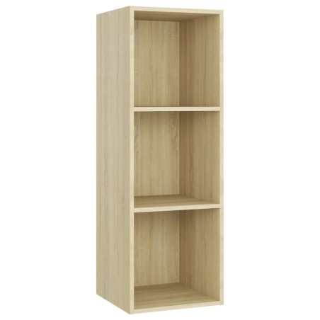 Meubles TV 2 pcs Chêne sonoma 107x35x37 cm Bois d'ingénierie
