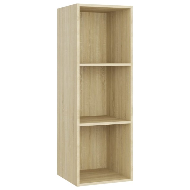 Meubles TV 2 pcs Chêne sonoma 107x35x37 cm Bois d'ingénierie