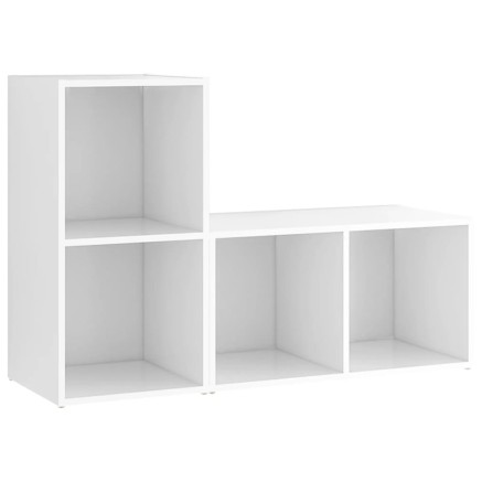 Meubles TV 2 pcs Blanc 72x35x36,5 cm Bois d'ingénierie 2