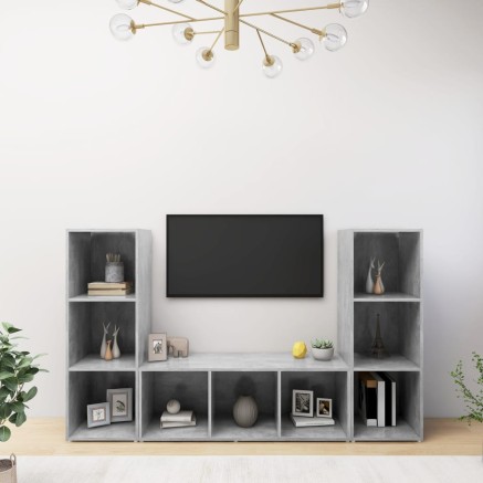 | Meuble TV | 3 pcs 37 x 35 x 107.5 cm