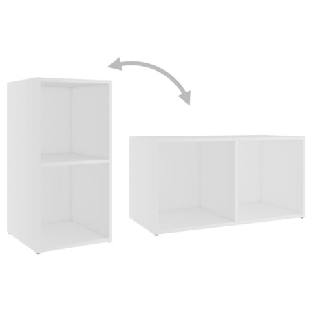 Meubles TV 4 pcs Blanc 72x35x36,5 cm Bois d'ingénierie