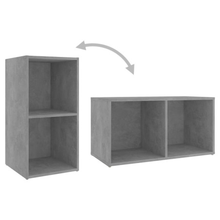 Meubles TV 4 pcs Gris béton 72x35x36,5 cm Bois d'ingénierie