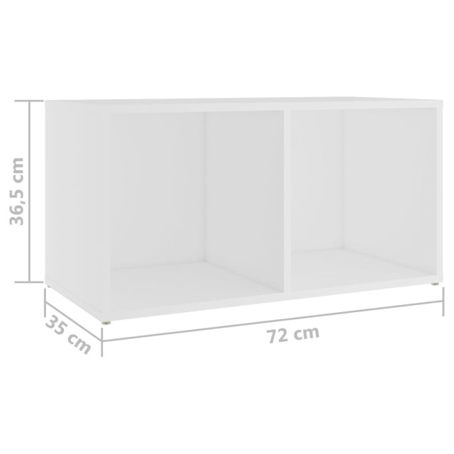 Ensemble de meubles TV 3 pcs Blanc Bois d'ingénierie