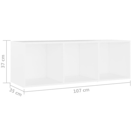 Ensemble de meubles TV 3 pcs Blanc Bois d'ingénierie