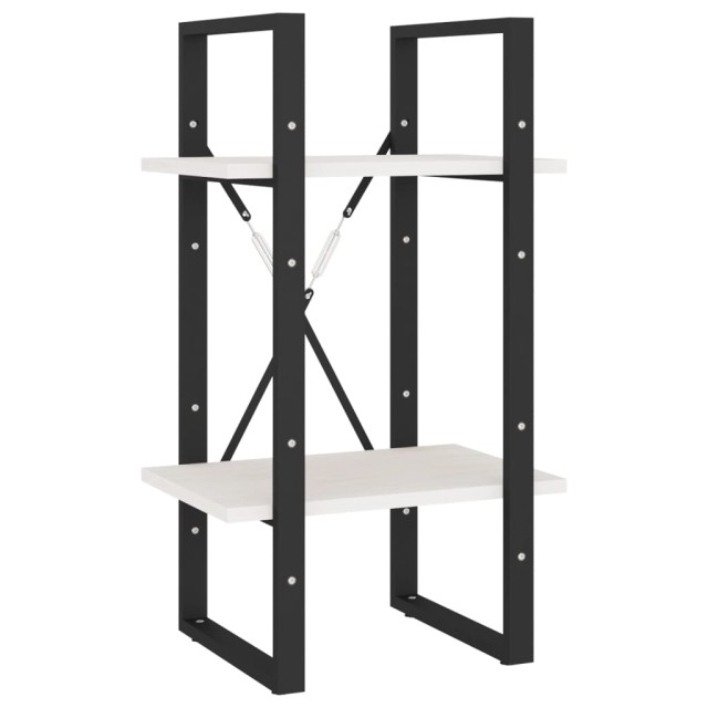 Bibliothèque à 5 niveaux Blanc 40x30x175 cm Bois de pin