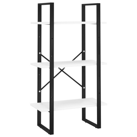 Bibliothèque à 5 niveaux Blanc 60x30x175 cm Bois ingénierie